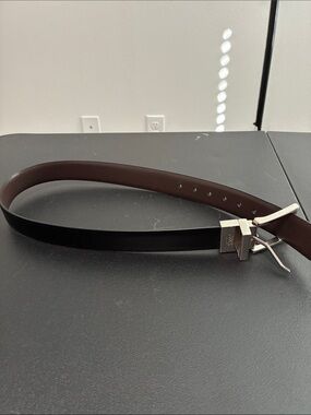 Chaps Boy’s Black Synthetic Leather Belt